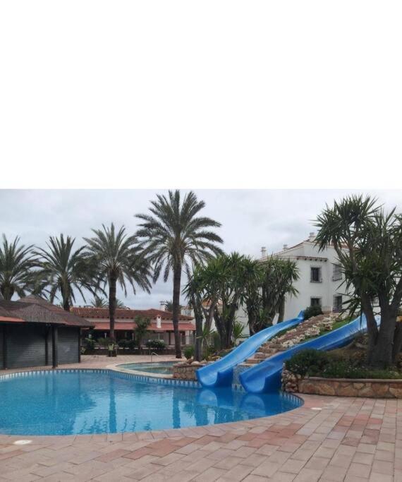Apartmán En Denia, Urbanizacion El Palmar Con Piscina, Toboganes Y Chiringuito Exteriér fotografie